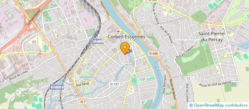 localisation de l'entreprise TRB 91 à CORBEIL-ESSONNES