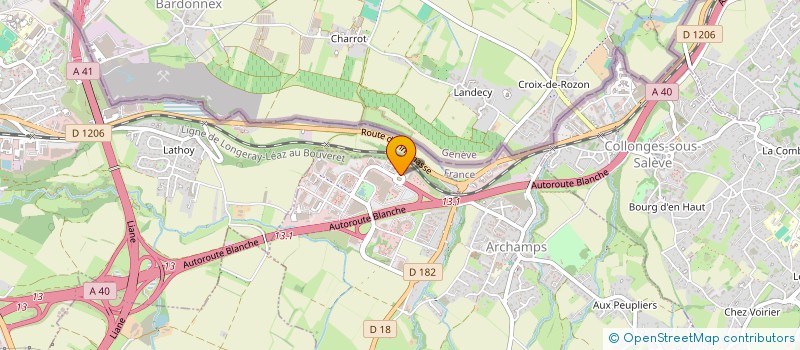 localisation de l'entreprise TRB CHEMEDICA  ARCHAMPS