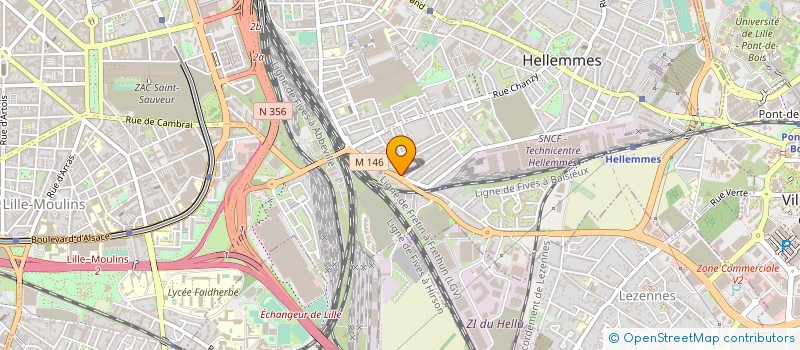 localisation de l'entreprise TRB COMPAGNONS à LILLE
