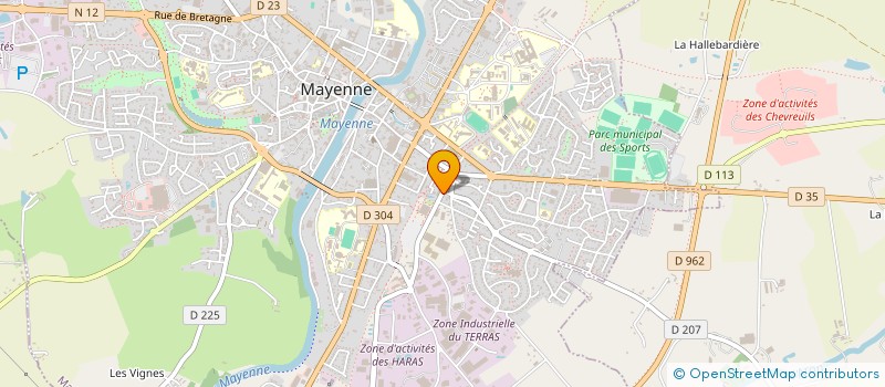 localisation de l'entreprise TRB CONSEIL  MAYENNE