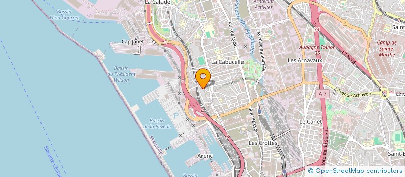 localisation de l'entreprise TRB SERVICES à MARSEILLE