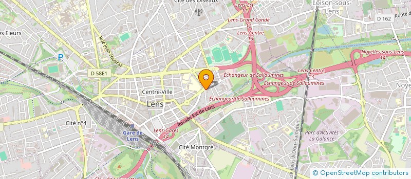 localisation de l'entreprise TRBZ FRANCE TRAVAUX à LENS