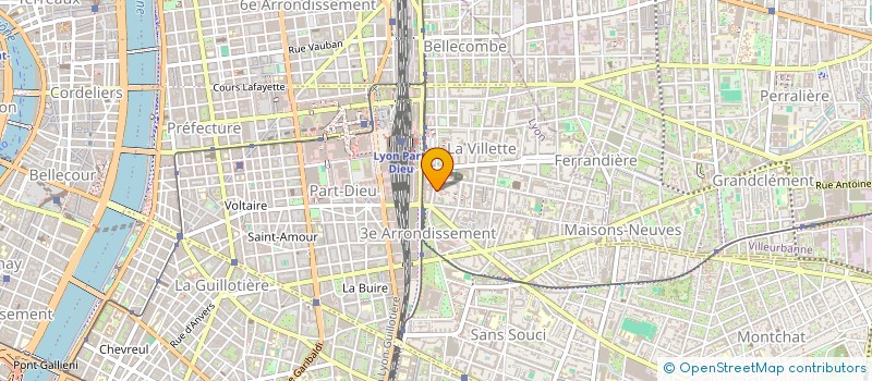 localisation de l'entreprise TRC  LYON