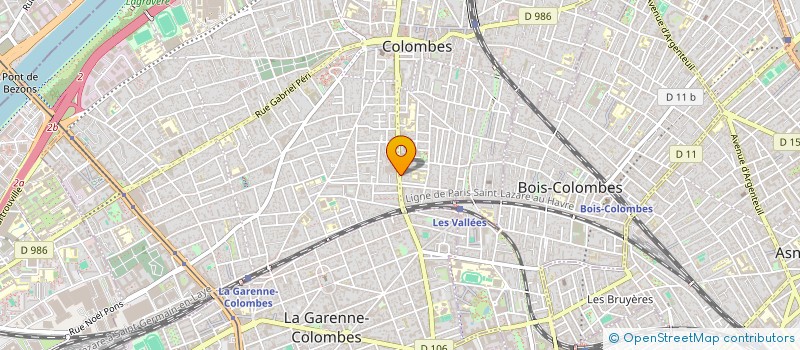 localisation de l'entreprise TRC à COLOMBES