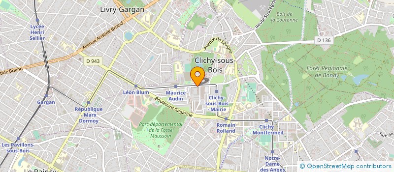 localisation de l'entreprise TRC BAT à CLICHY-SOUS-BOIS