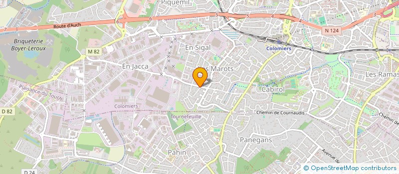 localisation de l'entreprise TRC CONSTRUCTION à COLOMIERS