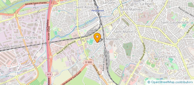 localisation de l'entreprise TRC LES OLIVIERS  PERPIGNAN