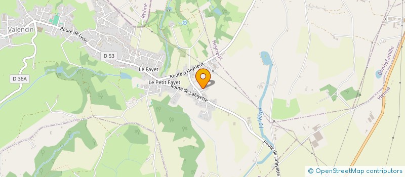 localisation de l'entreprise TRC PROPRETE à VALENCIN