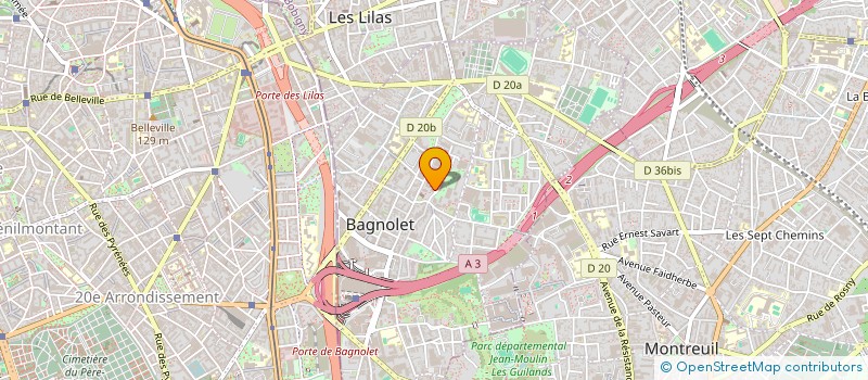localisation de l'entreprise TRC TECHNOLOGY à BAGNOLET
