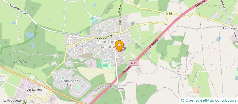 localisation de l'entreprise TRC TRANSPORTS COURTIN SA  BEAUCOUZE