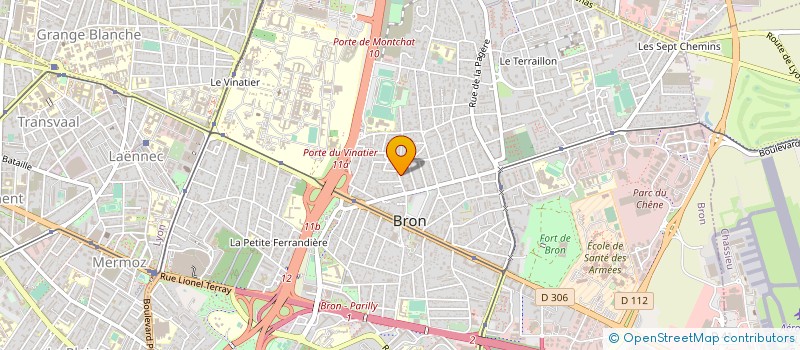 localisation de l'entreprise TRCC à BRON