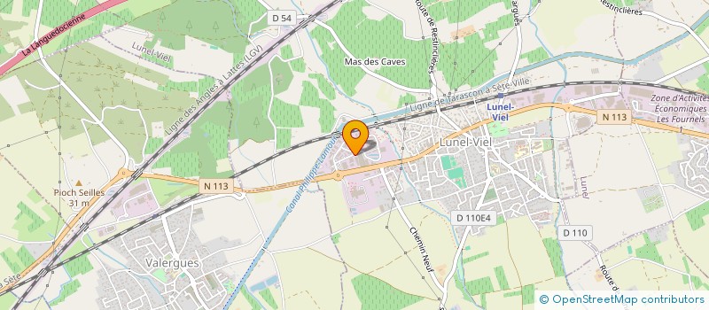 localisation de l'entreprise TRCONSEIL à LUNEL-VIEL