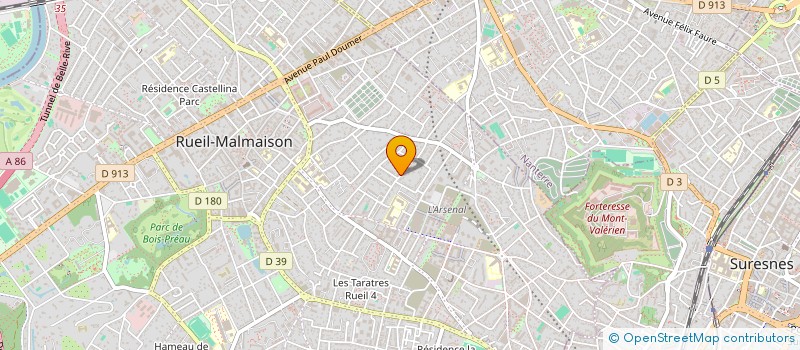localisation de l'entreprise TRD BATIMENT à RUEIL-MALMAISON