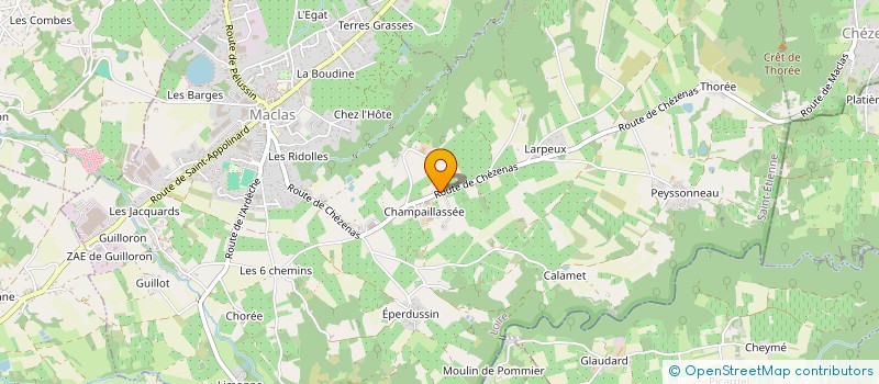 localisation de l'entreprise TRDA à SAINT-FORTUNAT-SUR-EYRIEUX
