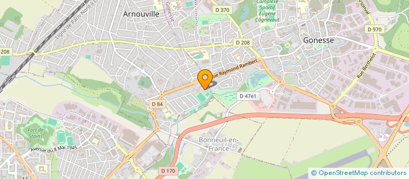 localisation de l'entreprise TRDM à ARNOUVILLE