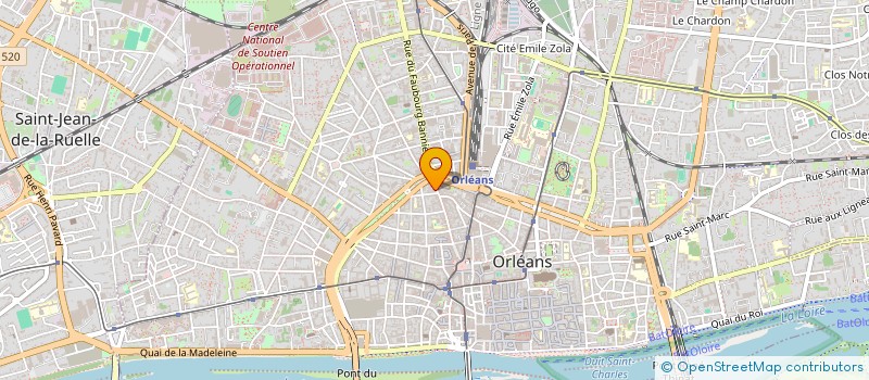 localisation de l'entreprise TRE'BAT SARL à ORLEANS