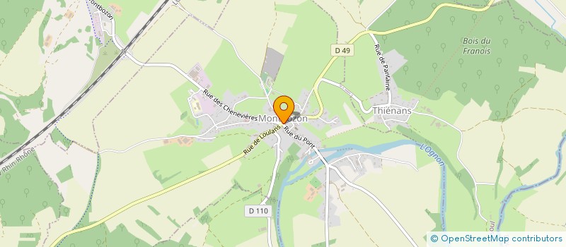 localisation de l'entreprise TRE CAVALLI  ROCHE-SUR-LINOTTE-ET-SORANS-LES-CORDIERS