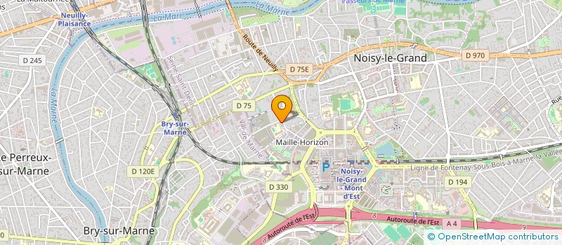 localisation de l'entreprise TRE FONTANE  NOISY-LE-GRAND