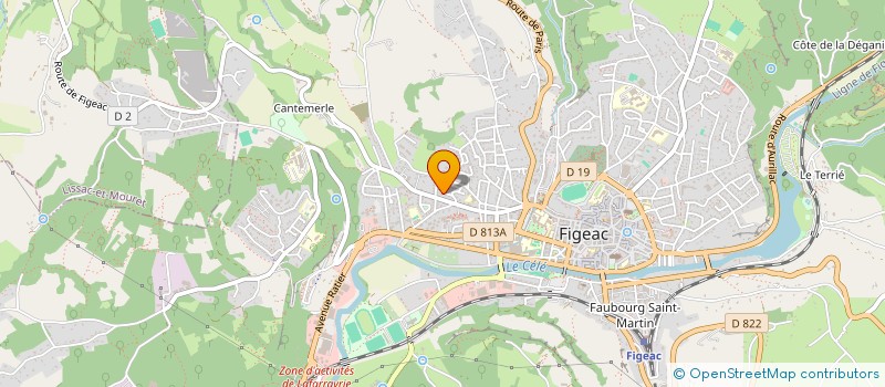 localisation de l'entreprise TRE FRATELLI  FIGEAC