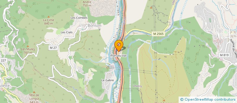 localisation de l'entreprise TRE-S  COLOMARS