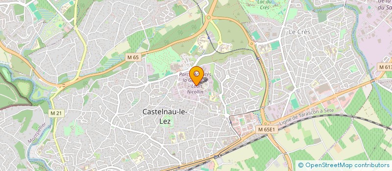 localisation de l'entreprise TRE - TRANSPORTS ROUTIERS EXPRESS à CASTELNAU-LE-LEZ