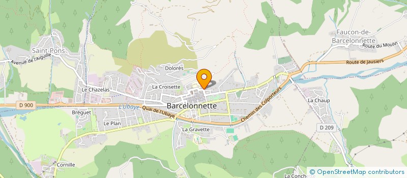 localisation de l'entreprise TREAL IMMOBILIER à BARCELONNETTE