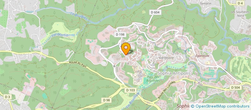 localisation de l'entreprise TREASURE DATA (FRANCE) SAS à VALBONNE