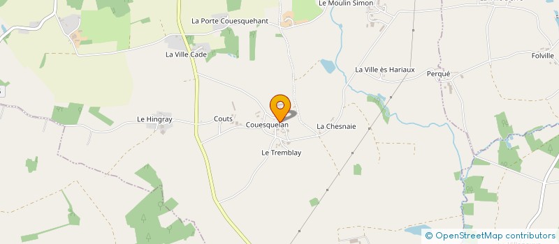 localisation de l'entreprise TREAULE  MENEAC