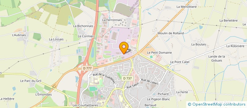 localisation de l'entreprise TREBARA à BAIN-DE-BRETAGNE