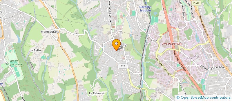 localisation de l'entreprise TREBDAR  DARDILLY