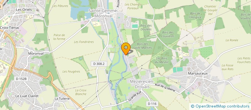 localisation de l'entreprise TREBEL PATRIMONIAL à SAINTE-GEMME-MORONVAL