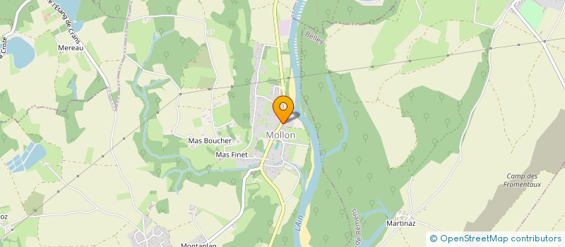 localisation de l'entreprise TREBERN  VILLIEU-LOYES-MOLLON