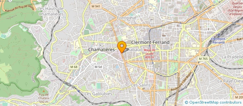 localisation de l'entreprise TREBIEN SOCIETE NOUVELLE  CLERMONT-FERRAND