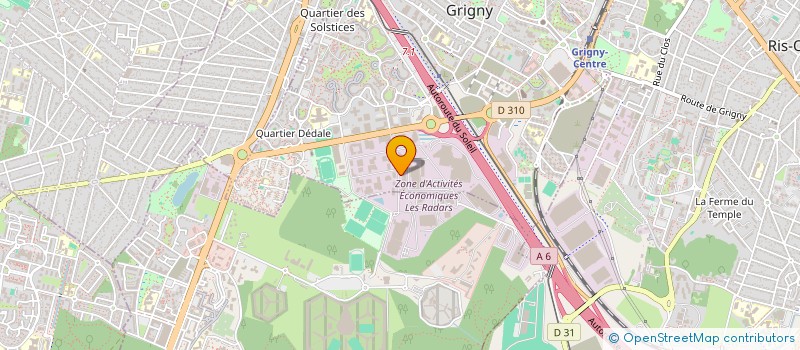 localisation de l'entreprise TREBISOL à GRIGNY