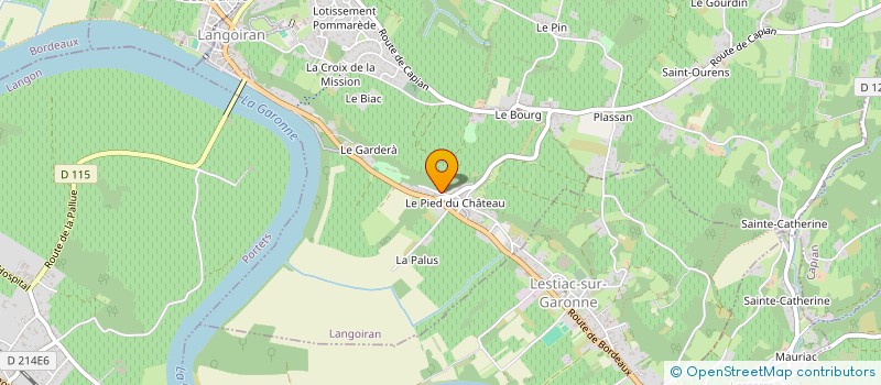 localisation de l'entreprise TREBLE & BASS  LANGOIRAN