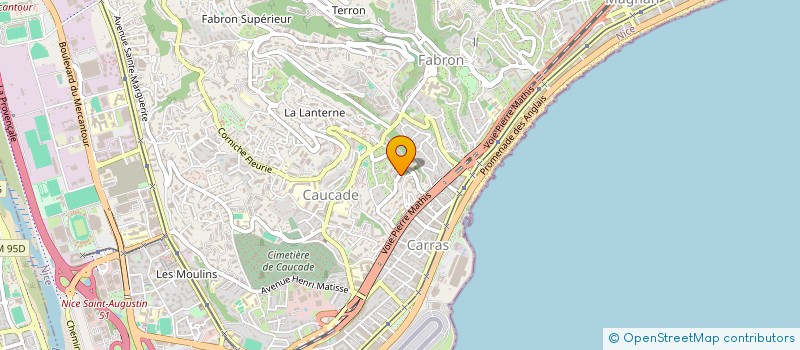 localisation de l'entreprise TREBLE MUSIC  NICE