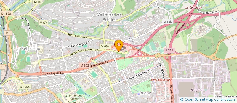 localisation de l'entreprise TREBLIG à METZ
