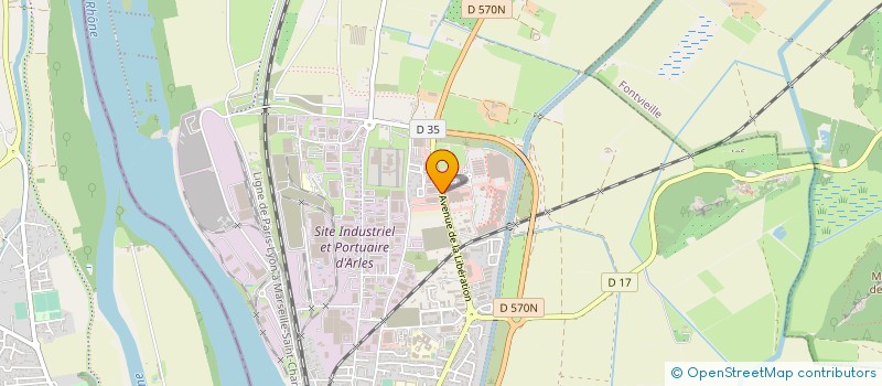 localisation de l'entreprise TREBON AUTO SA à ARLES