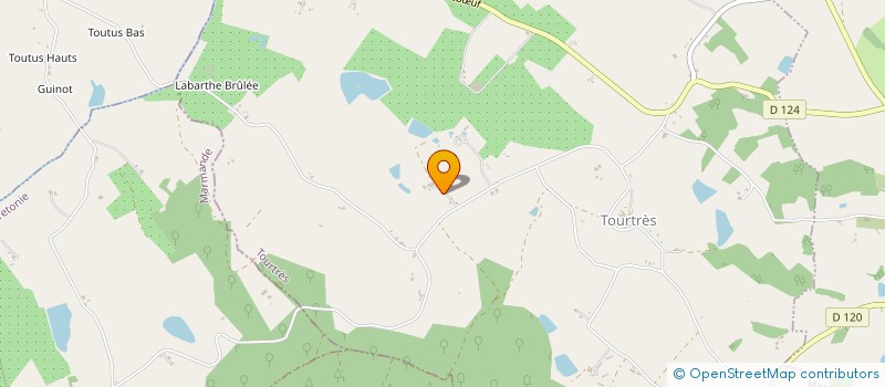 localisation de l'entreprise TREBOR  SAINT-ETIENNE-DE-FOUGERES