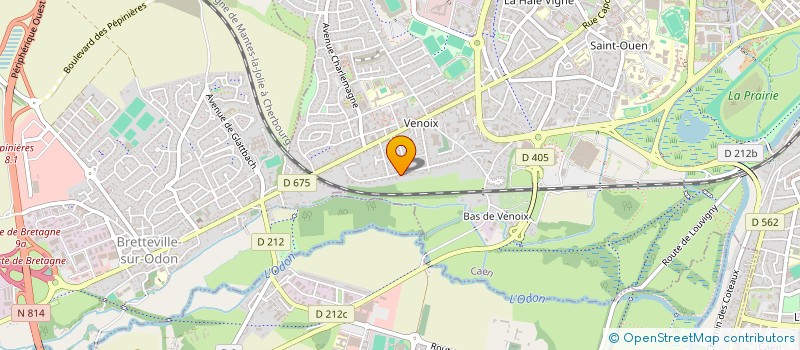 localisation de l'entreprise TREBOR à CAEN