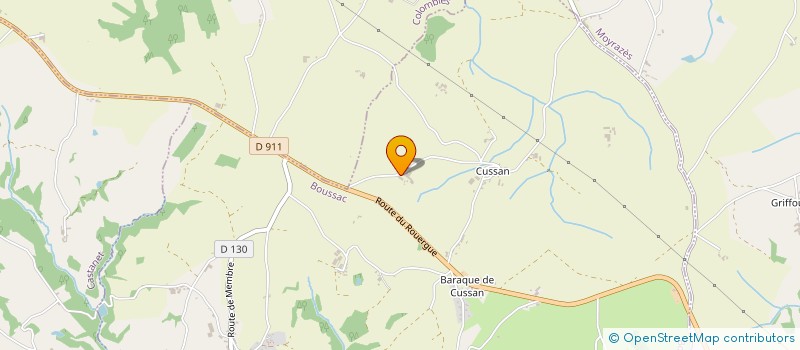 localisation de l'entreprise TREBOSC JEAN-MICHEL à BOUSSAC