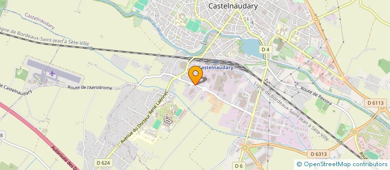 localisation de l'entreprise TREBOUL STOCKAGE  CASTELNAUDARY