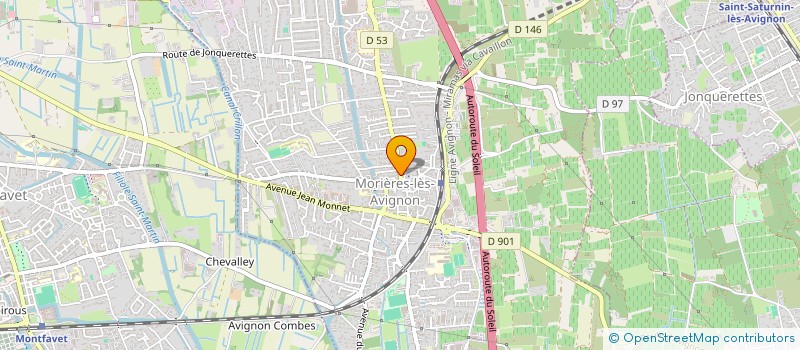 localisation de l'entreprise TREBOUVET  MORIERES-LES-AVIGNON