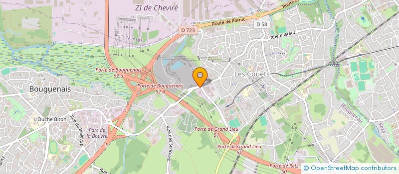 localisation de l'entreprise TREC'H 22.0 à BOUGUENAIS