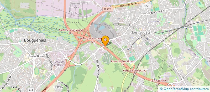 localisation de l'entreprise TREC'H 44.0 à BOUGUENAIS