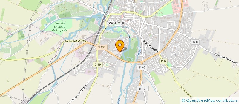 localisation de l'entreprise TRECADIS à ISSOUDUN