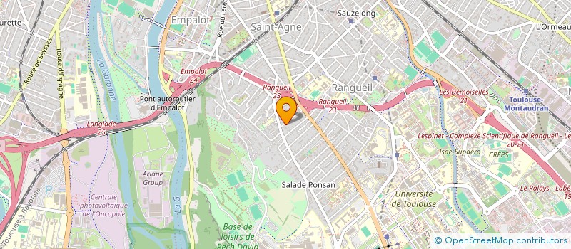 localisation de l'entreprise TRECEM  TOULOUSE