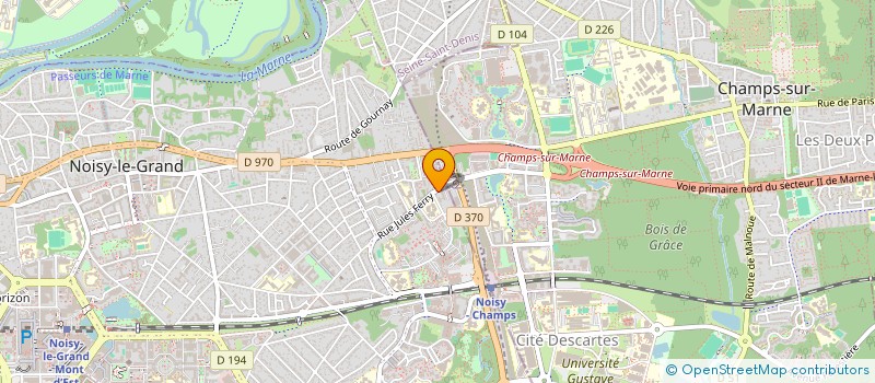 localisation de l'entreprise TRECOBAT  NOISY-LE-GRAND