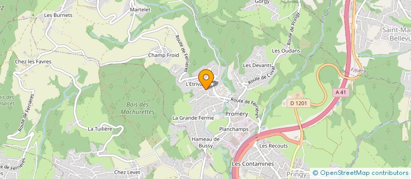 localisation de l'entreprise TRED DESIGN à ANNECY