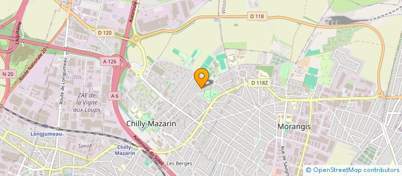 localisation de l'entreprise TREDEL  CHILLY-MAZARIN